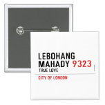 LEBOHANG MAHADY  Buttons (square)