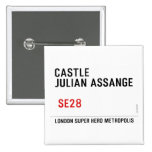 CASTLE  JULIAN ASSANGE    Buttons (square)