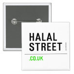 Halal Street  Buttons (square)