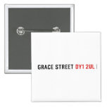 Grace street  Buttons (square)