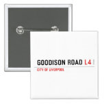 Goodison road  Buttons (square)