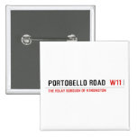 Portobello Road   Buttons (square)