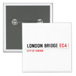 London Bridge  Buttons (square)