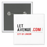 LET  AVENUE  Buttons (square)