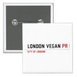 London vegan  Buttons (square)