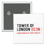 tower of london  Buttons (square)