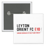 LEYTON ORIENT FC  Buttons (square)
