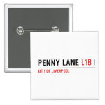 penny lane  Buttons (square)