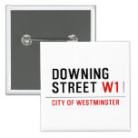 downing street  Buttons (square)