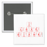 I
 LOVE 
 DIVINE  Buttons (square)
