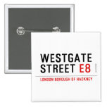 Westgate street  Buttons (square)