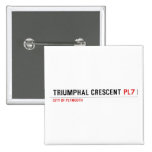 Triumphal Crescent  Buttons (square)