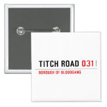 TITCH ROAD  Buttons (square)