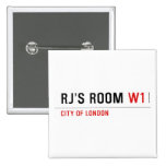 RJ’s Room  Buttons (square)