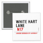 white hart lane   Buttons (square)
