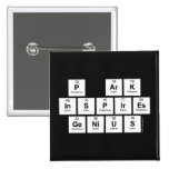 P aRK
 INSPIRES
 GENIUS  Buttons (square)