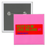 keep Calm Love Ireland  Buttons (square)
