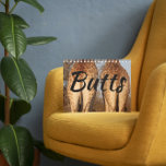 Butts Calendar<br><div class="desc">Yes, this calendar features butts. Horse butts, elephant butts, zebra butts, chicken butts ... you get the point. Why? Because it's hard to shop for middle school boys. Also makes a great gag gift for that certain someone in the office.</div>