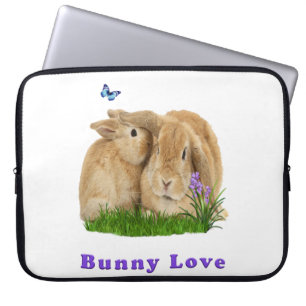 buuny love laptop sleeve
