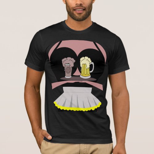 Buxom Beer Maid T_Shirt