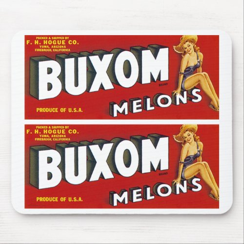 Buxom Mellons Mouse Pad