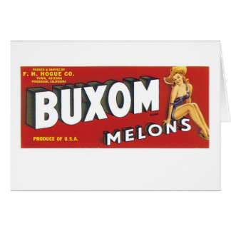 Buxom Melons Cards