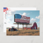 Buy American Billboard On Midwest Farmland Postcard