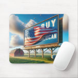 Buy American Billboard With Farm Tractor Mouse Pad