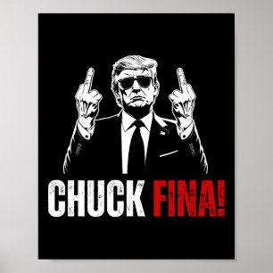 Buy American Chuck Fina China Trade Liberation Day Poster
