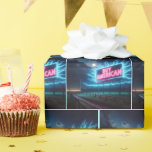 Buy American Neon Billboard Wrapping Paper
