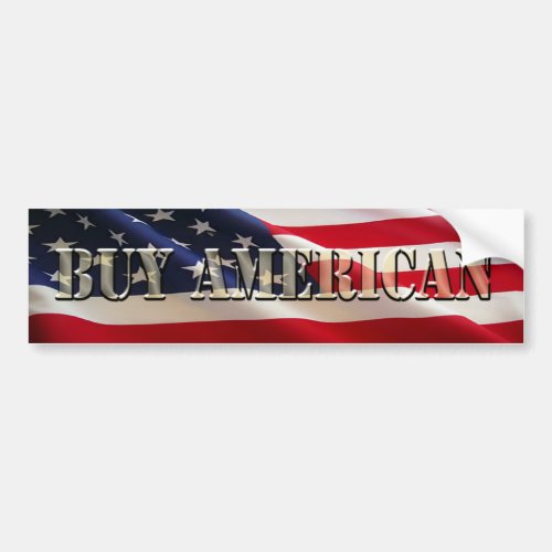 Buy American stickers