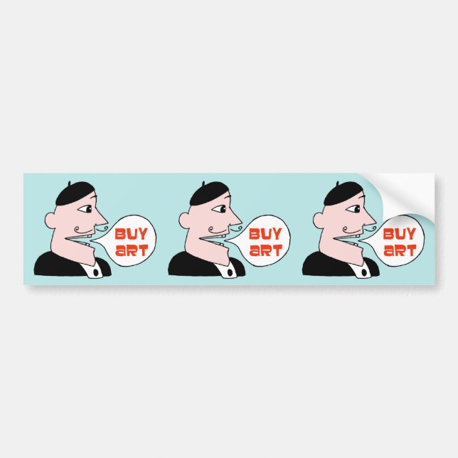 Buy Art Bumper Sticker, Denis Gaston Art Sticker (Front)