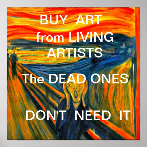 Buy Art from Living Artists Poster