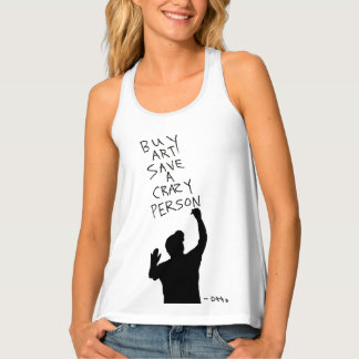 Buy Art Save A Crazy Person Women's Tank Top