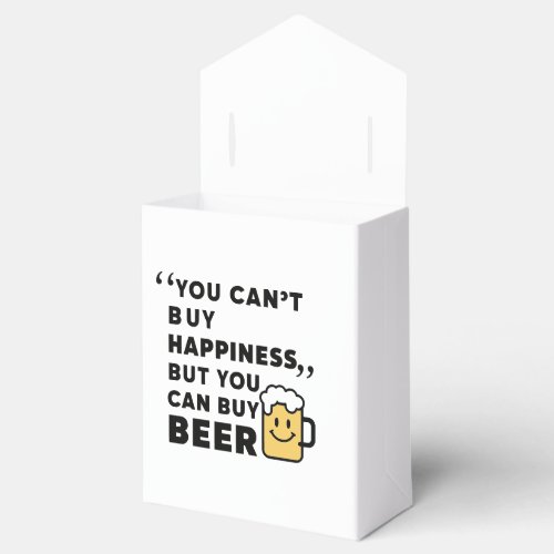 Buy Beer Buy Happiness  Favor Boxes