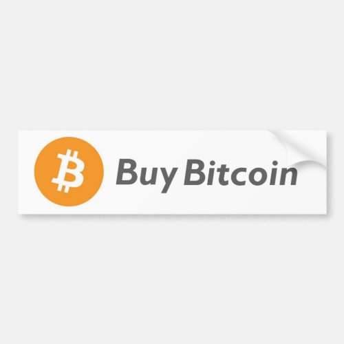 Buy Bitcoin Bumper Sticker