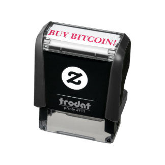 BUY BITCOIN SELF-INKING STAMP
