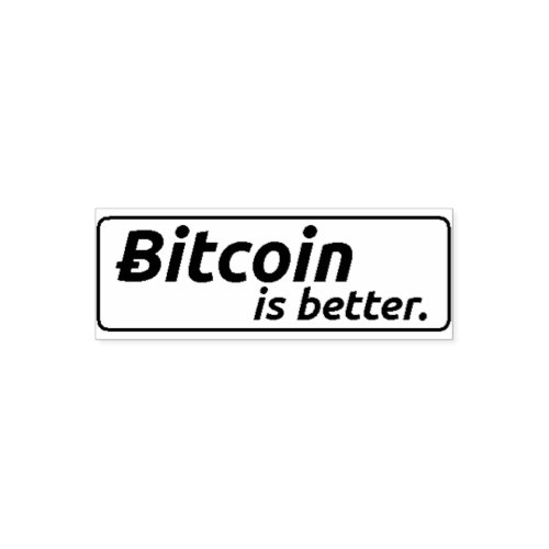 buy bitcoin stamp Self Inking Rubber Stamp