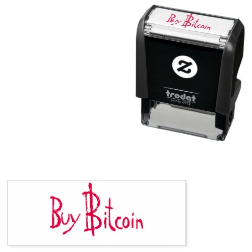 Buy Bitcoin the Original font self_inking stamp