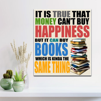 Buy Books Poster by reflections06 at Zazzle