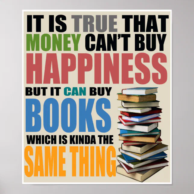 Buy Books Poster | Zazzle