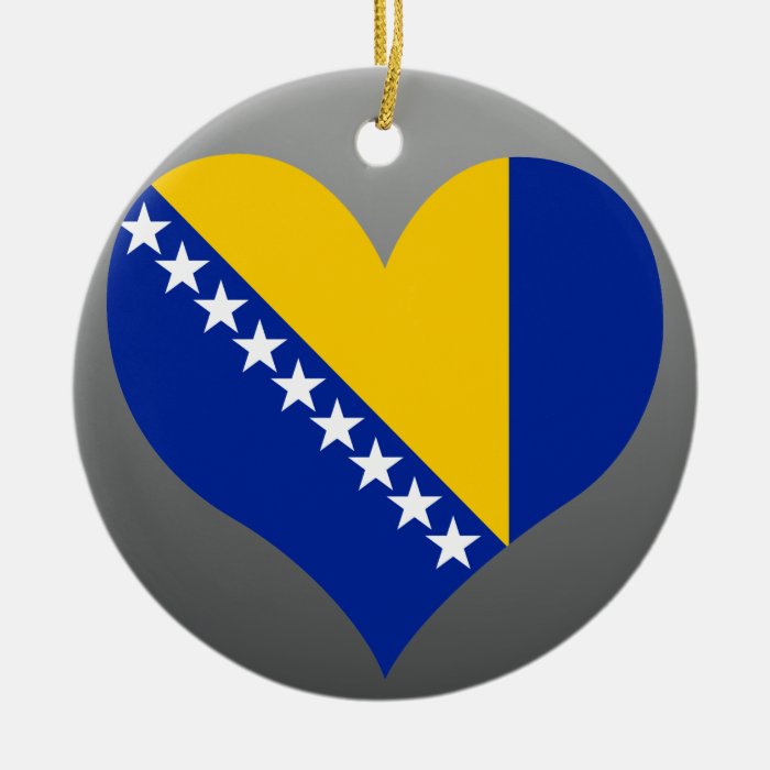 Buy Bosnia and Herzegovina Flag Ornaments