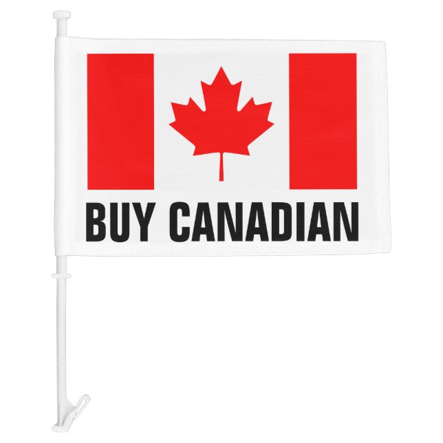 Buy Canadian car window flags (Front)