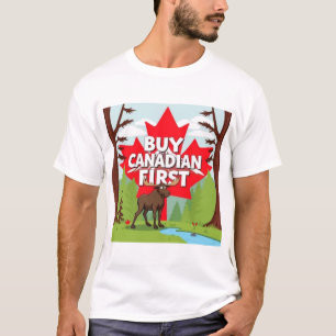 Buy Canadian First Moose T-Shirt