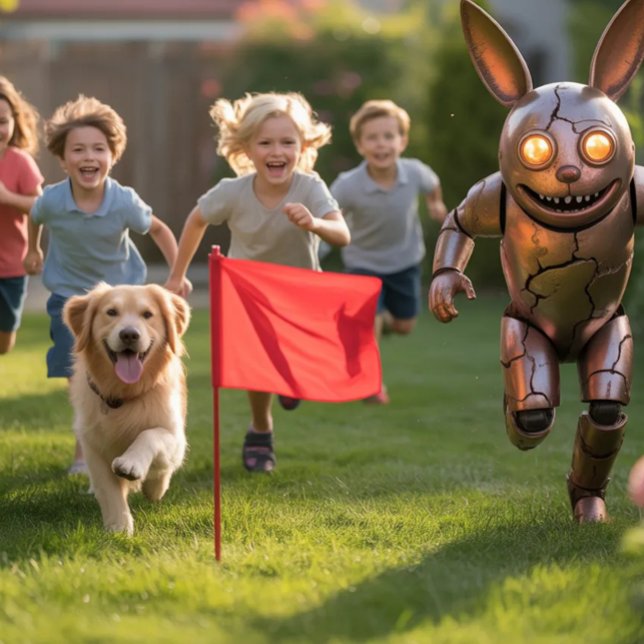 Buy Capture The Flag Red Flags (Buy Capture The Flag Red Flag Backyard Game With Nozzy Citra Robot Rabbit Adventure BBQ Family Fun!!)
