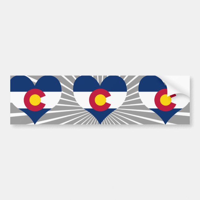 Buy Colorado Flag Bumper Sticker (Front)