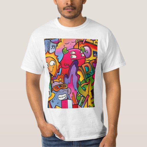 Buy doodle art T_Shirt