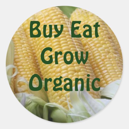 Buy Eat Grow Organic stickers