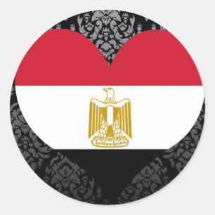 Buy Egypt Flag Classic Round Sticker