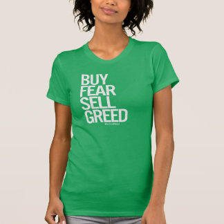 "Buy Fear, Sell Greed" Women's Tee (Dark)